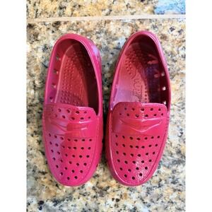 Floafers Red Prodigy Water Driving Loafers Slip On Shoes Unisex Youth Kid 9